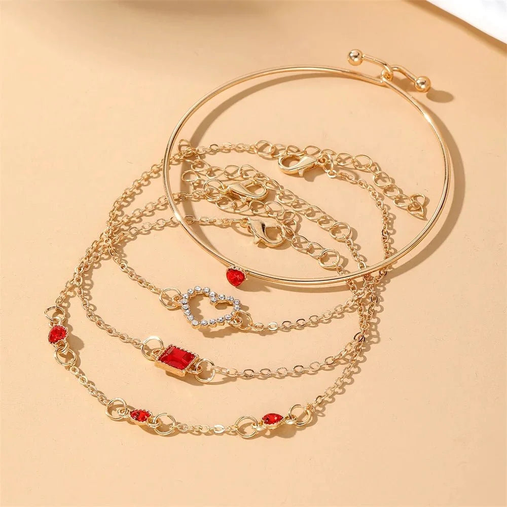 Diamond Statement Bracelet Stacks - Veinci