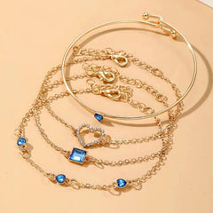 Diamond Statement Bracelet Stacks - Veinci