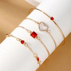 Diamond Statement Bracelet Stacks - Veinci