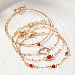 Diamond Statement Bracelet Stacks - Veinci