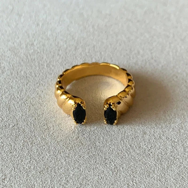 Dual Diamond Wrapped Rings - Veinci