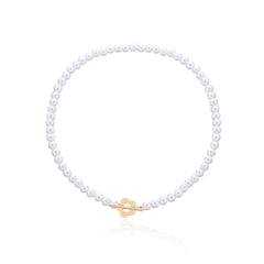 Floral Choker Flower Clasp Necklace - Veinci