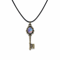 Boho Protection Key Amulet Pendant Necklace