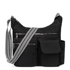 Multi Pocket Water Resistant Crossbody Bag