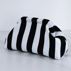 Striped Dumpling Bag