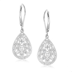 Floral Teardrop Earrings