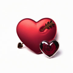 Eternal Love Box Dual Hearts Engraved Necklace