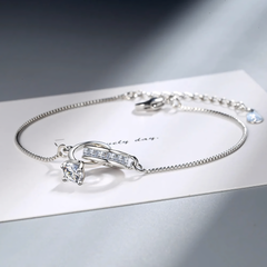 Dainty Forever Linked Diamond Bracelet