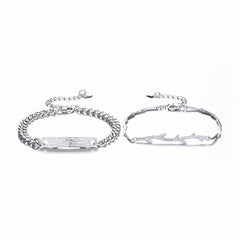 Matching Rooted Love Bracelets - Veinci
