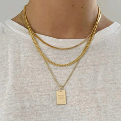 Positive Affirmation Engraved Necklaces - Veinci
