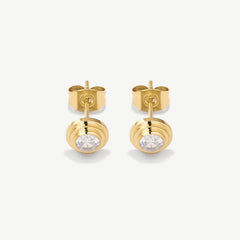 Classic Bezel Diamond Studs