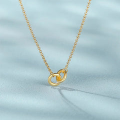 S925 Dainty Forever Linked Necklace - Veinci
