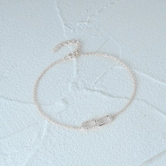 S925 Forever Linked Diamond Contrast Bracelet - Veinci