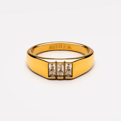 Baguette Signet Ring