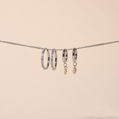Rosé Drop Earrings