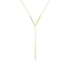 V Drop Lariat Necklace - Veinci