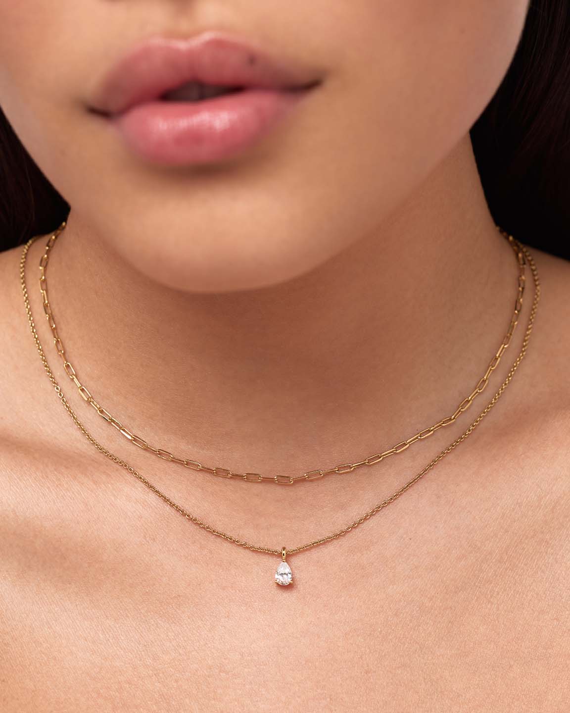 Delicate Solitaire Pendant - Elise Pendant