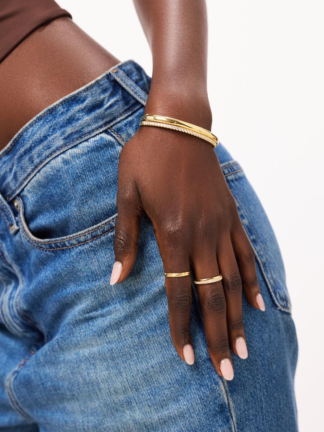 Bangle Bracelet - Juliette Silver