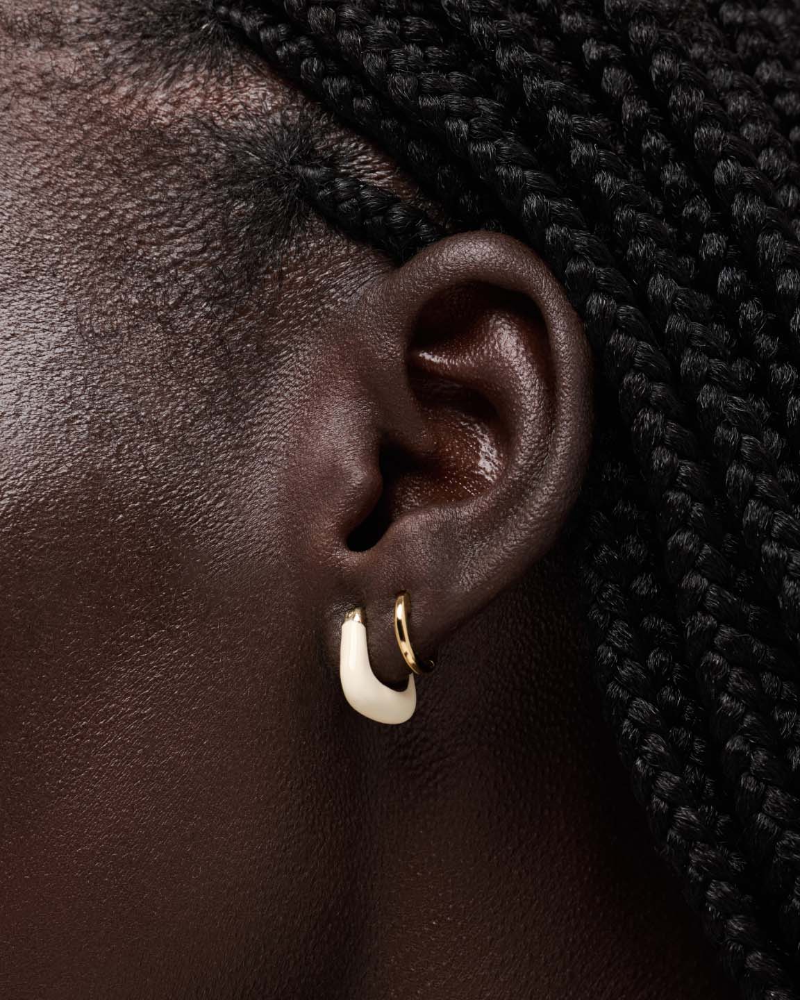 Chunky Gold Hoop Earrings - Colene