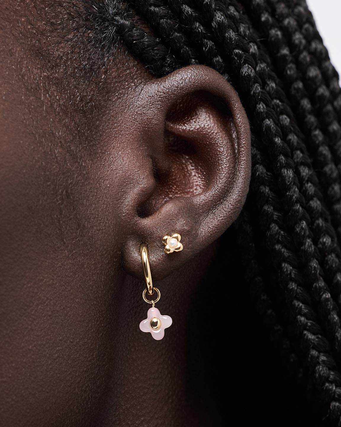 Gold Stud Earrings - Liora Mini Studs