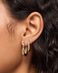 Gold Hoops - Brynley Hoops Large
