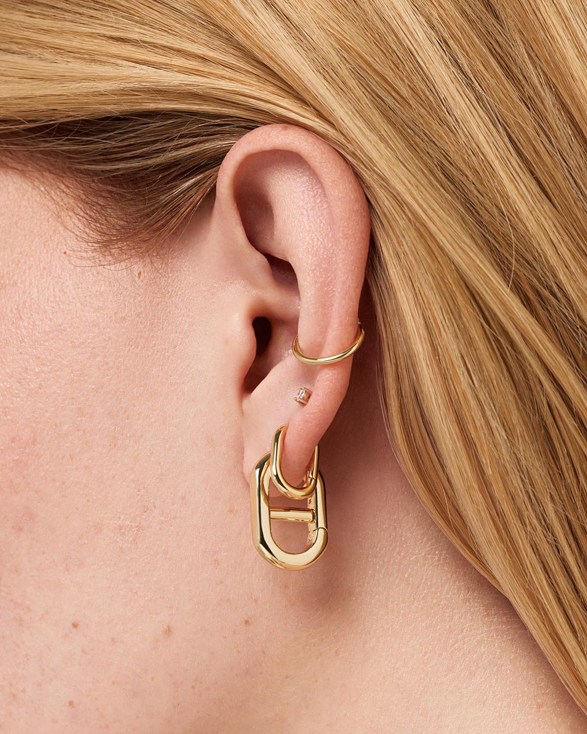 Statement Earrings - Eve Bar Hoops