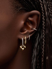 Flower Earrings - Cassia Hoops