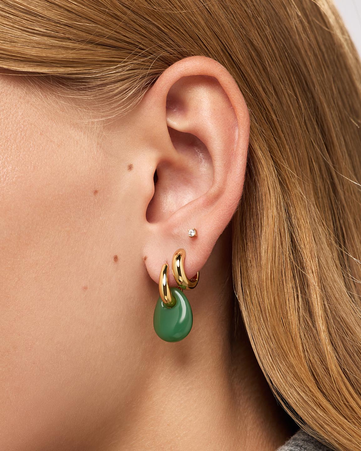 Drop Earrings - Kayla Gold