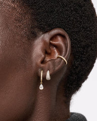 Delicate Huggie Hoops - Elise