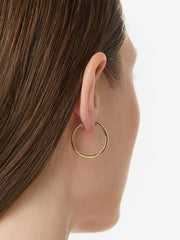 Medium Slim Endless Hoops - Lo Medium