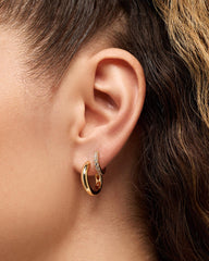 Ana Luisa Giulia Hoop Earrings