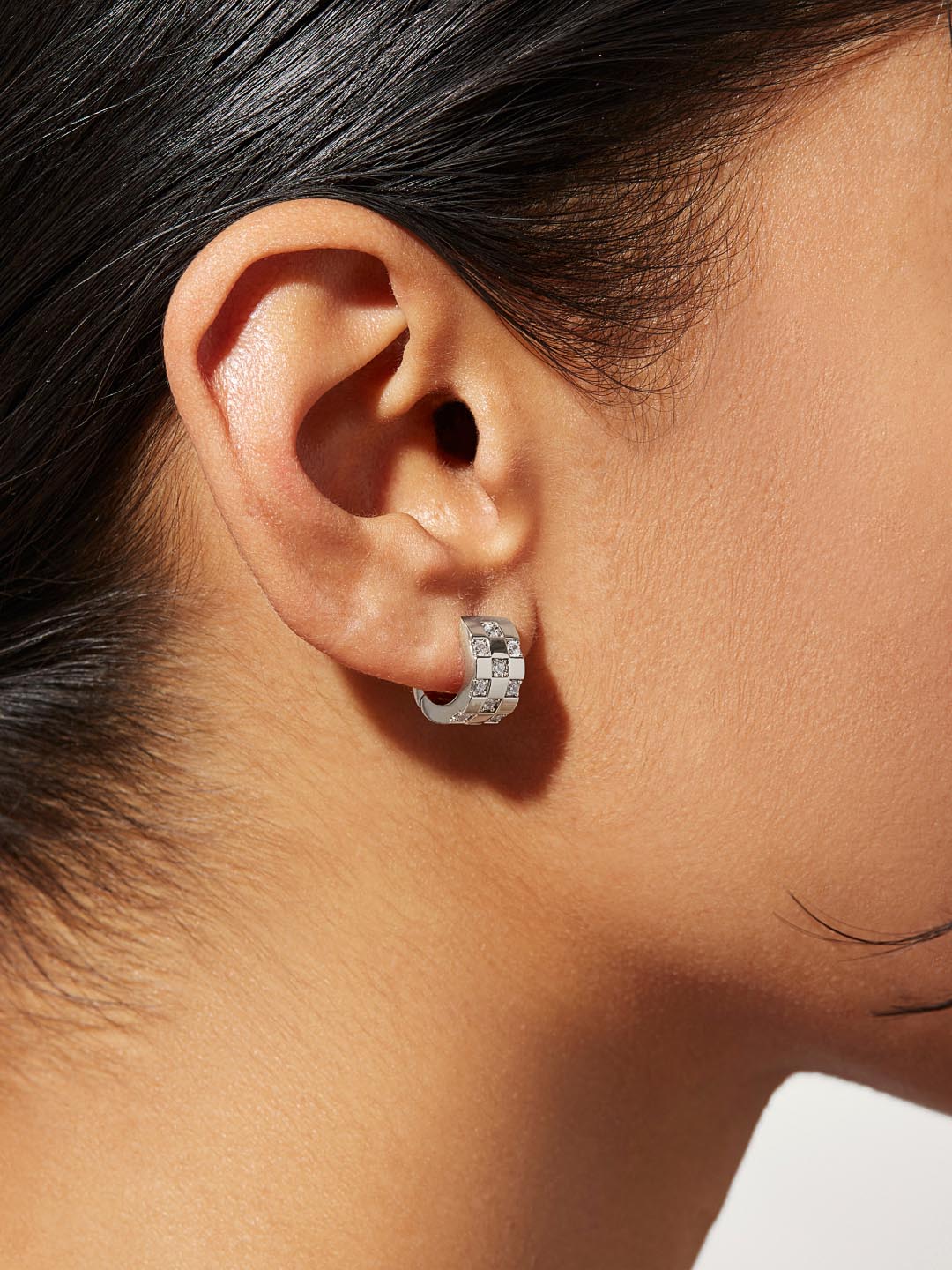Gold Huggie Earrings - Eden Mini