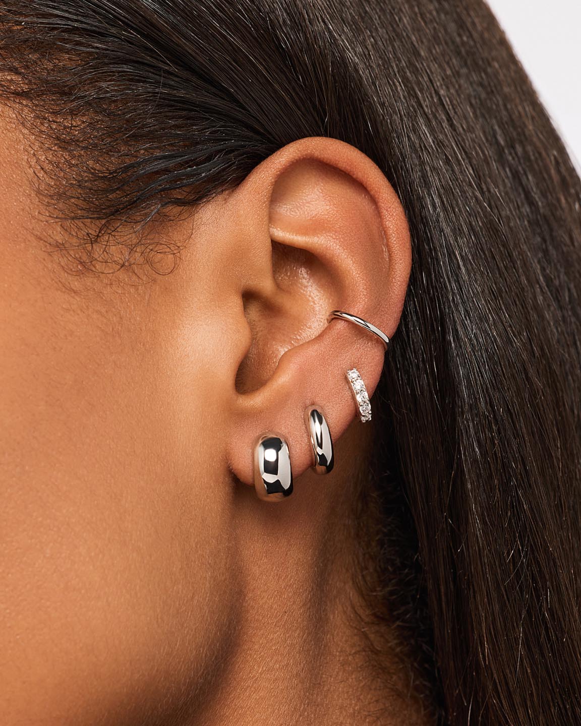 Ana Luisa Giulia Hoop Earrings