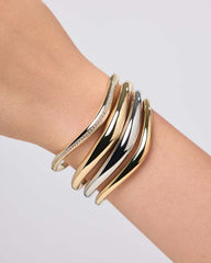Bangle Bracelet - Talia Silver