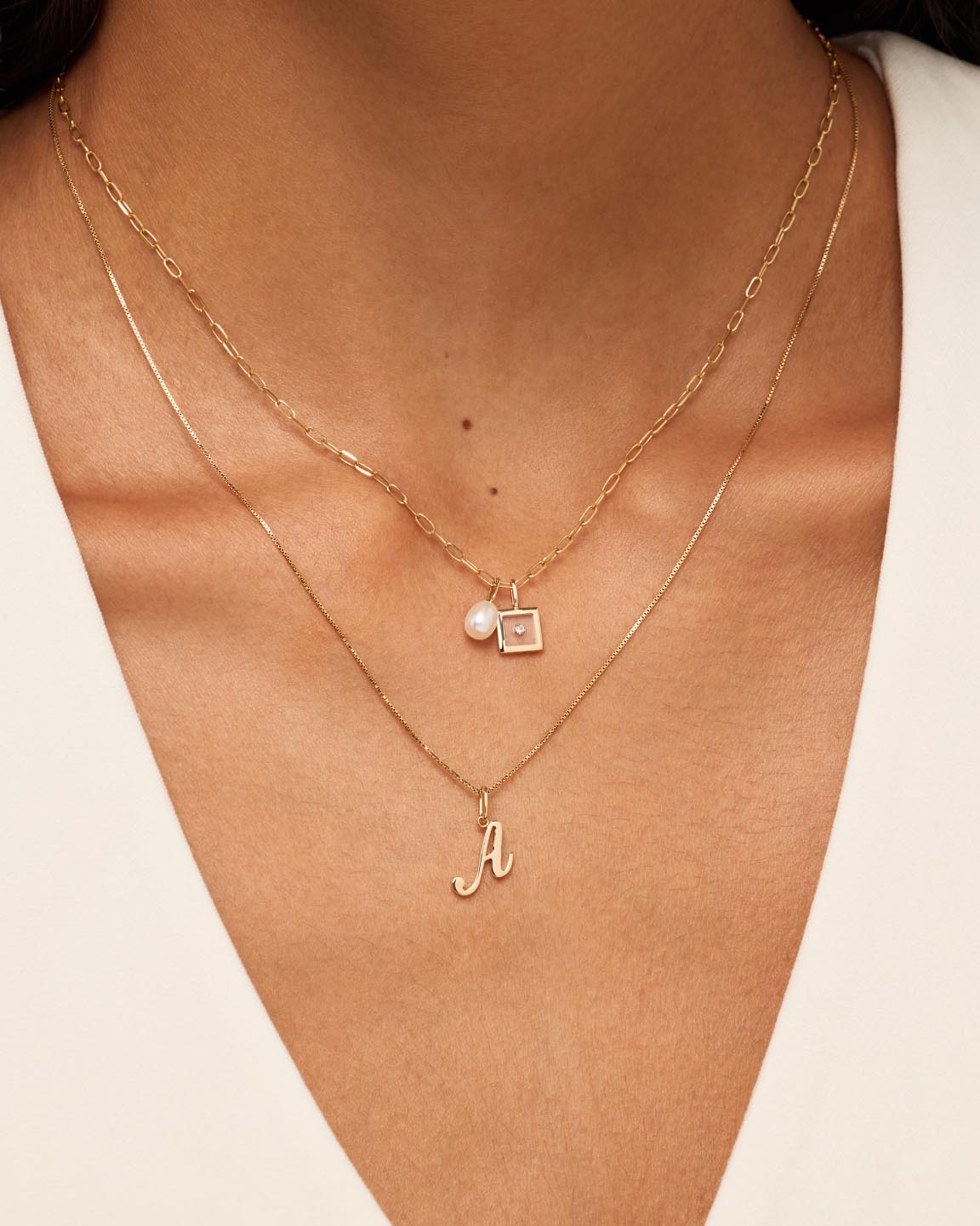 Letter Necklace - Gold Letter Necklace