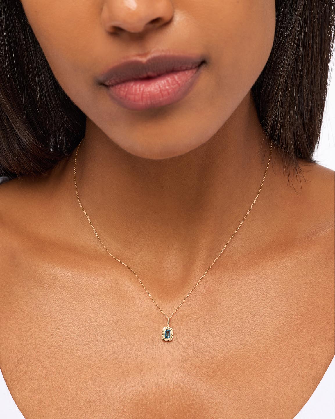 Solid Gold Semi Precious Stones Pendant Necklaces For Women Ana Luisa Heirloom Necklace