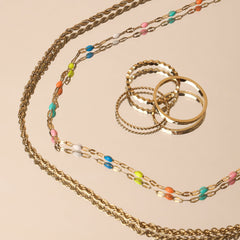 Rainbow Dainty Choker