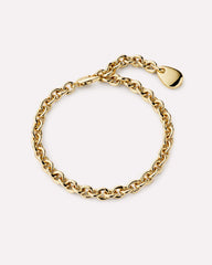 14K Gold Lobster Clasppebble Statement Chain Bracelets For Women Ana Luisa Pebble Charm Bracelet