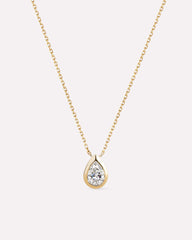 Gold Pendant Necklace - Lennox Pendant