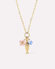 Charm Necklace - Flora Charm Necklace