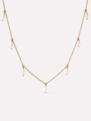 Gold Pearl Necklace - Loki