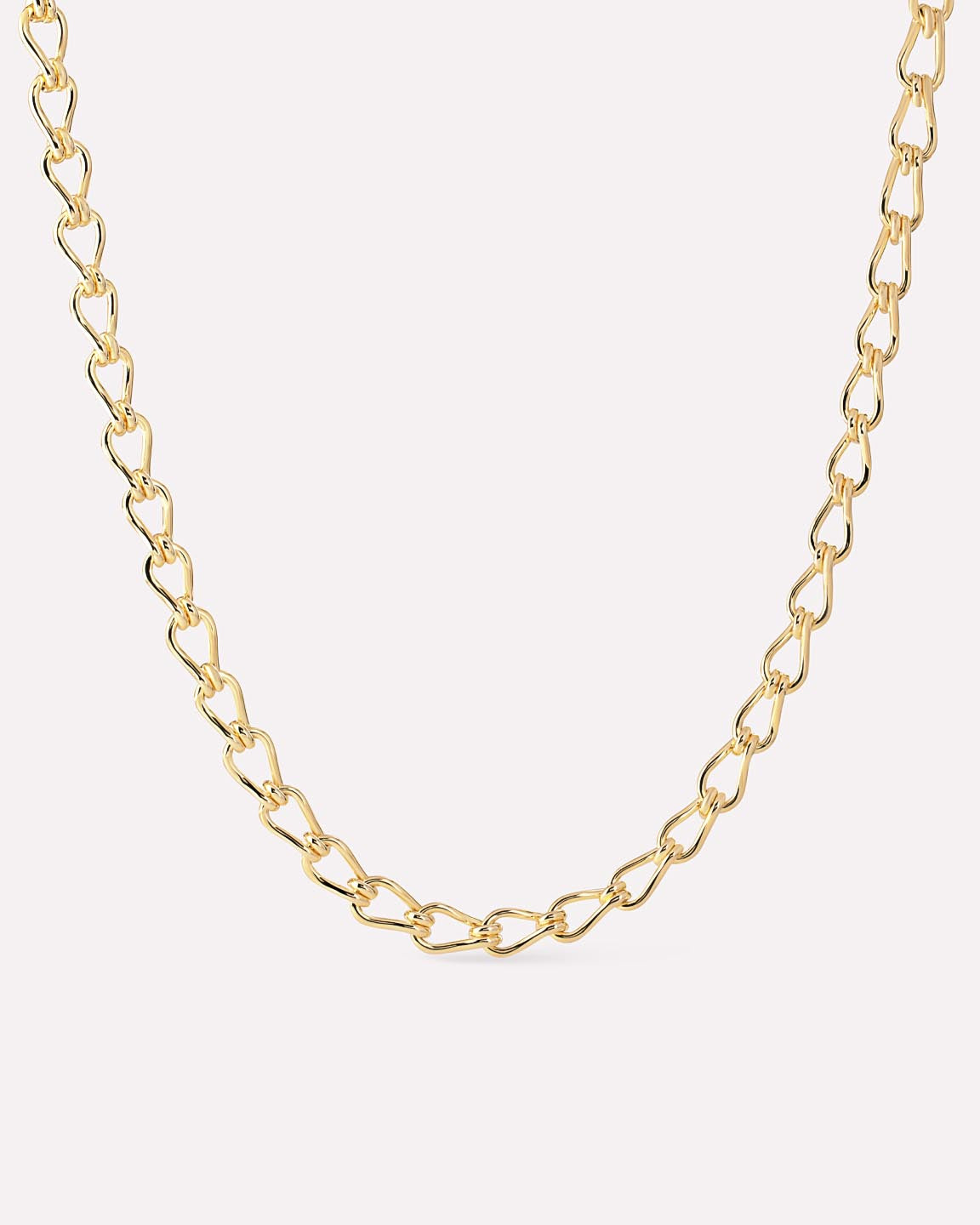 Gold Chain Necklace - Violet Chain Necklace