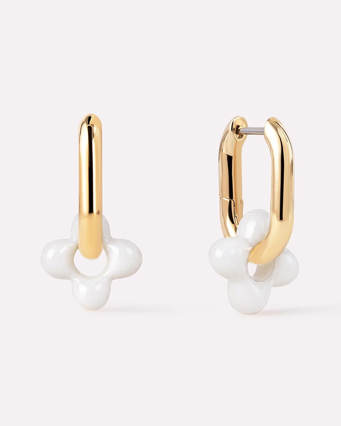Flower Earrings - Cassia Hoops