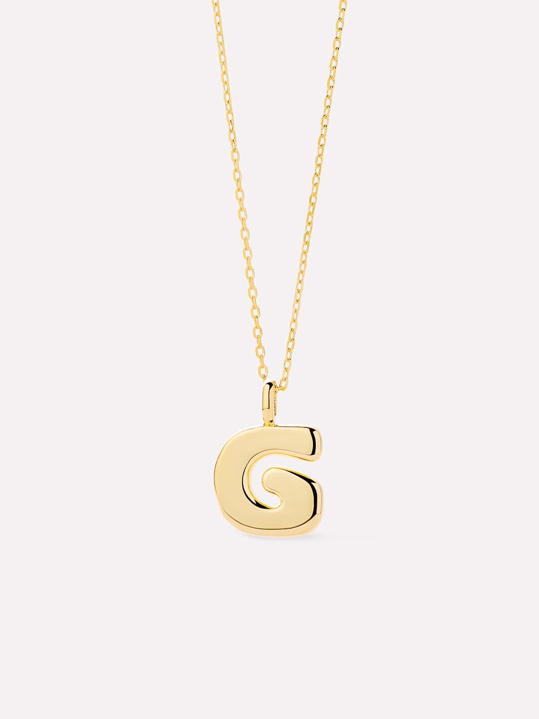 Gold Initial Necklace - Letter Necklace