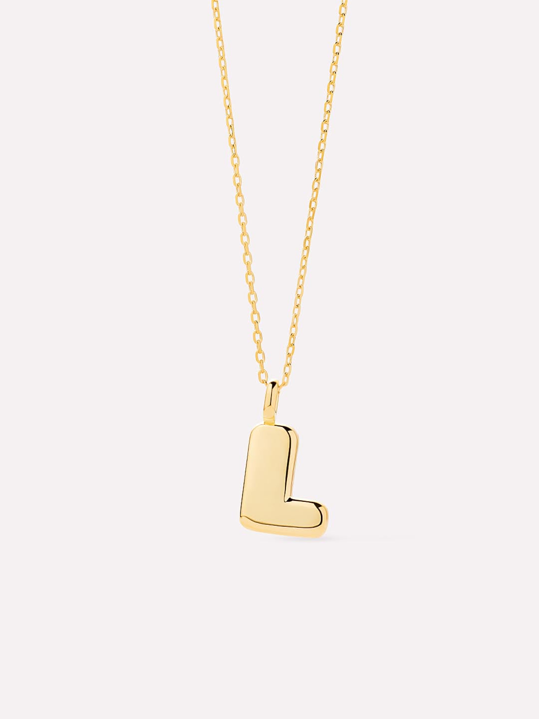 Gold Initial Necklace - Letter Necklace