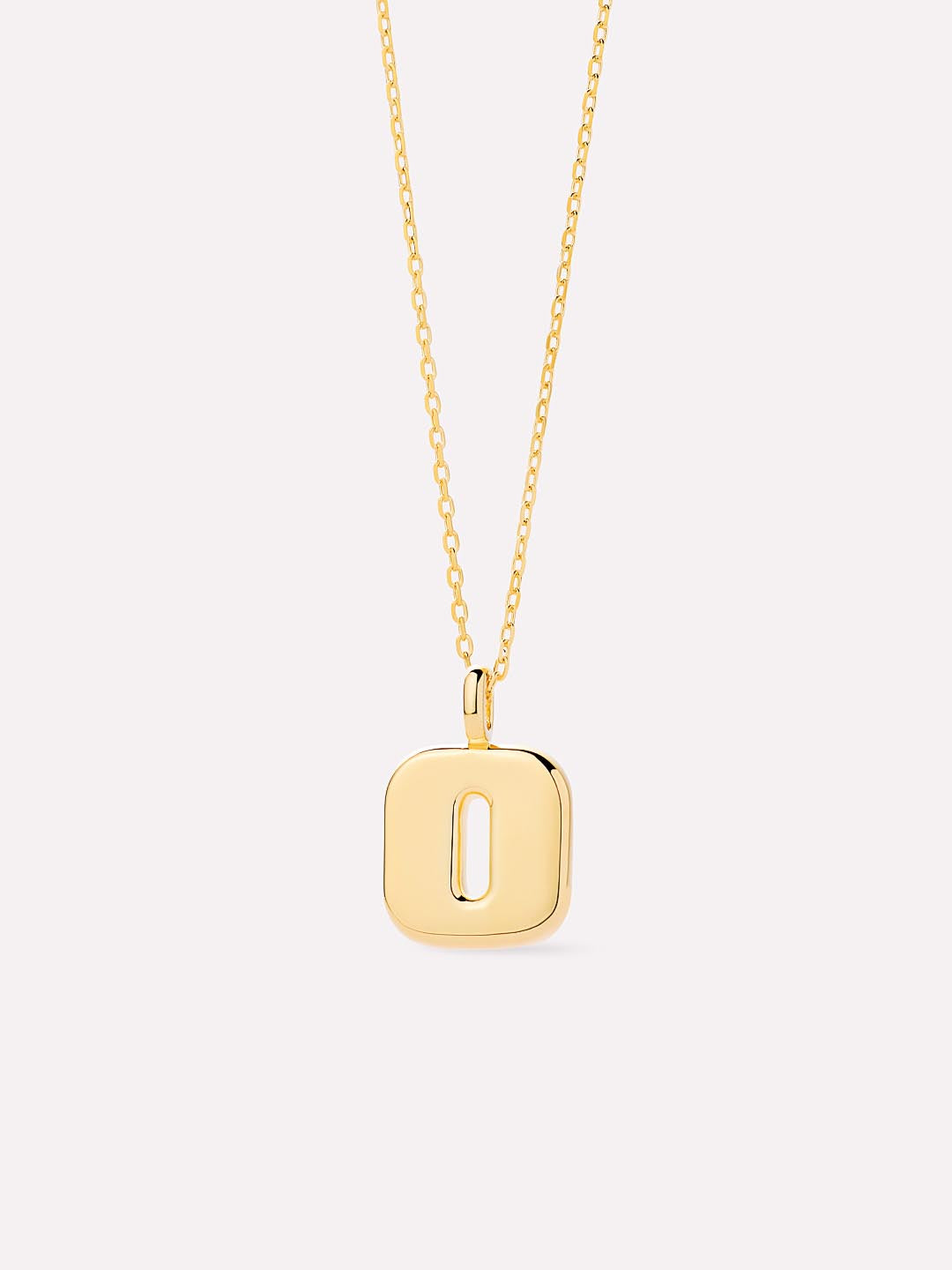 Gold Initial Necklace - Letter Necklace