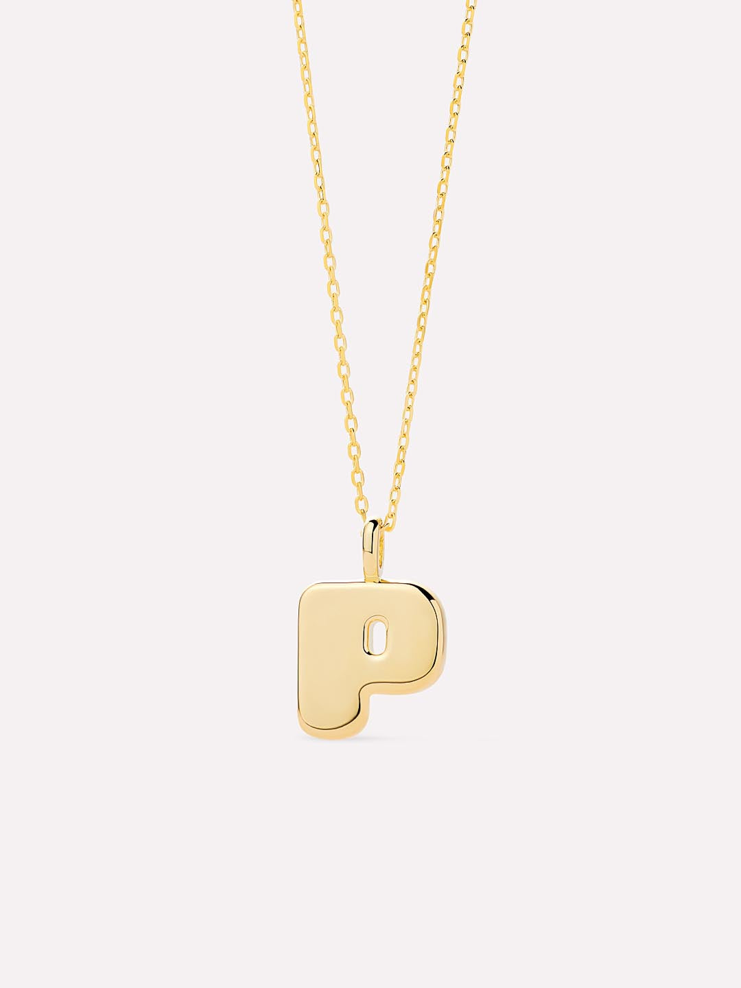 Gold Initial Necklace - Letter Necklace
