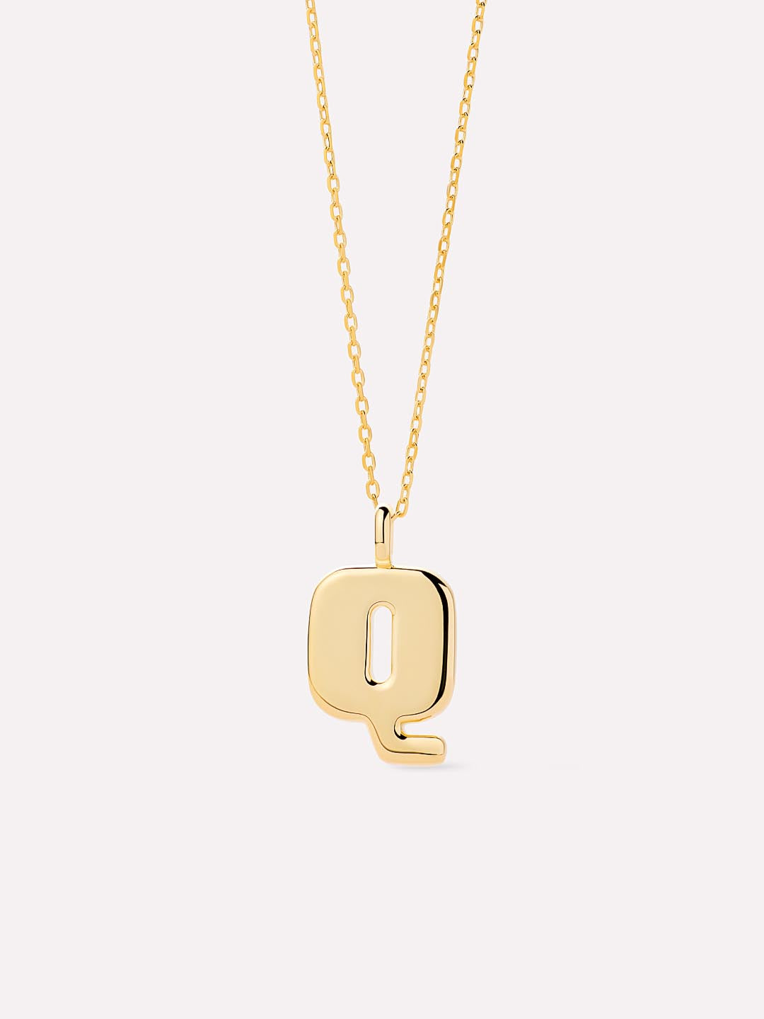 Gold Initial Necklace - Letter Necklace