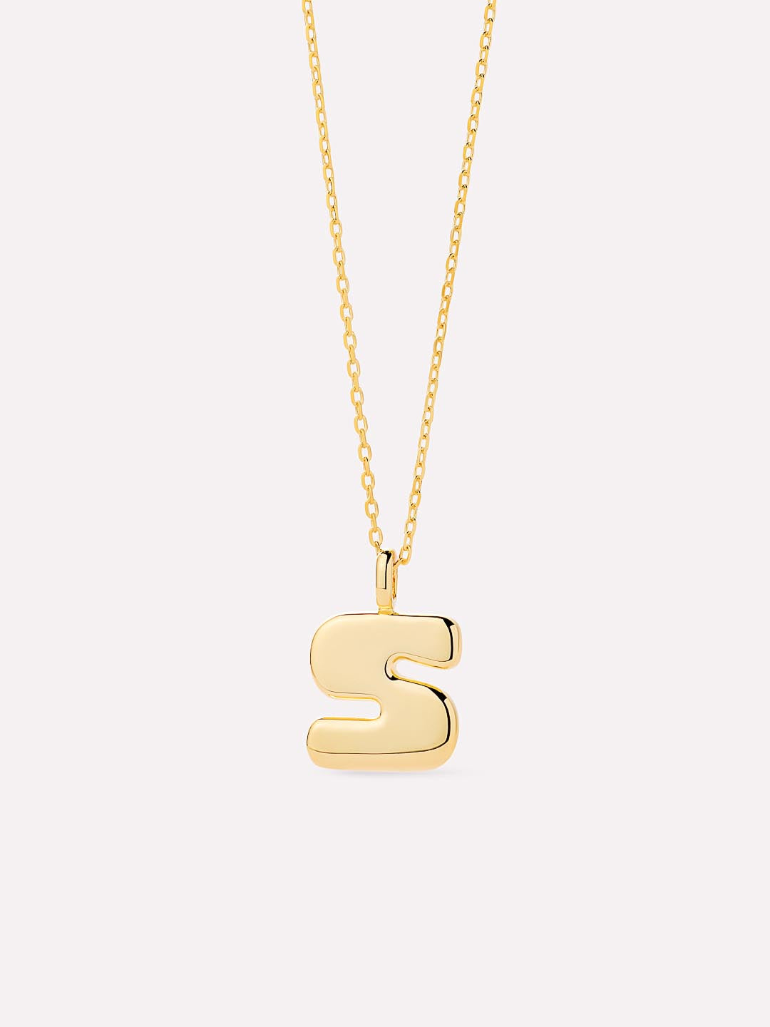 Gold Initial Necklace - Letter Necklace