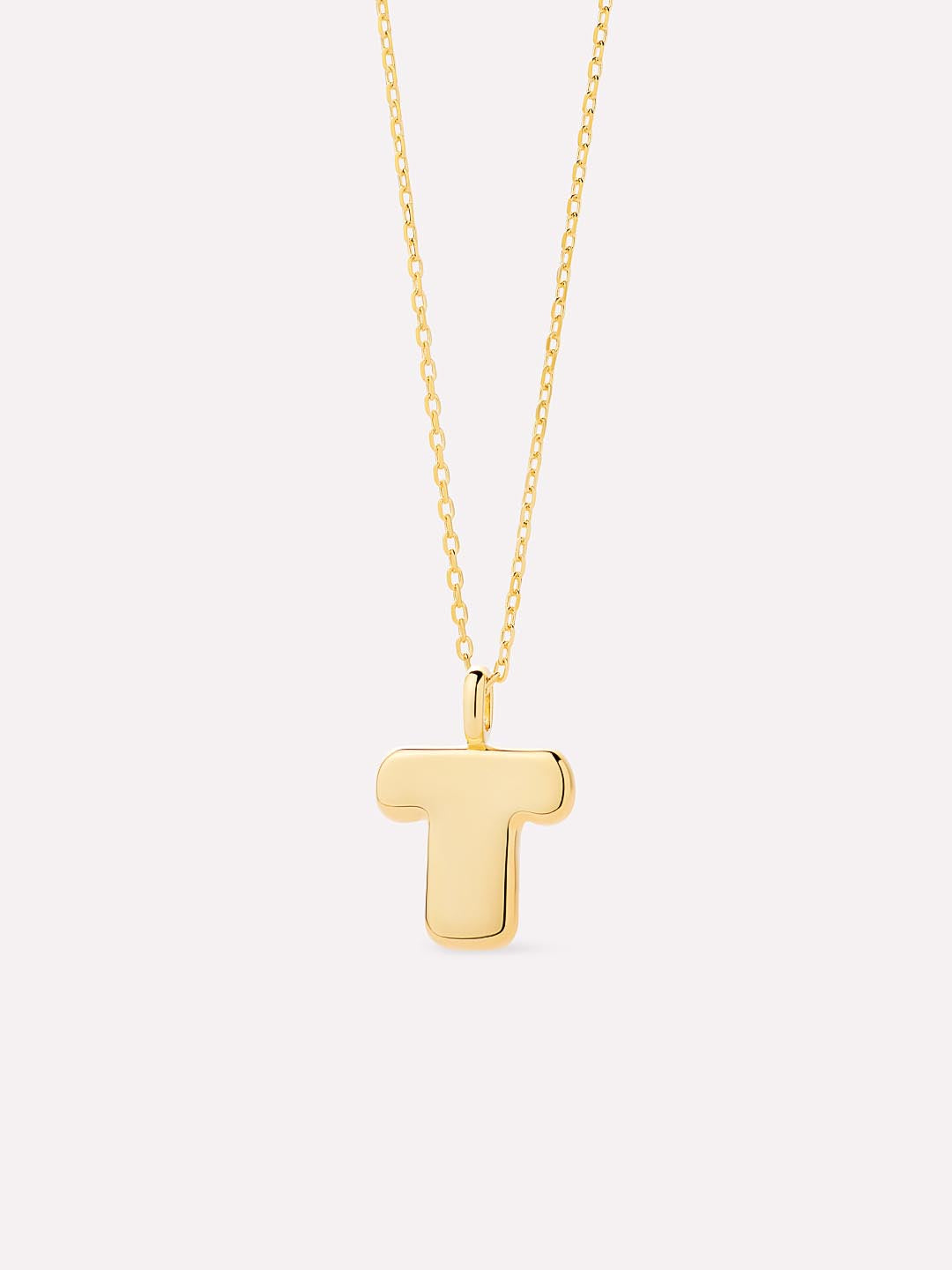 Gold Initial Necklace - Letter Necklace
